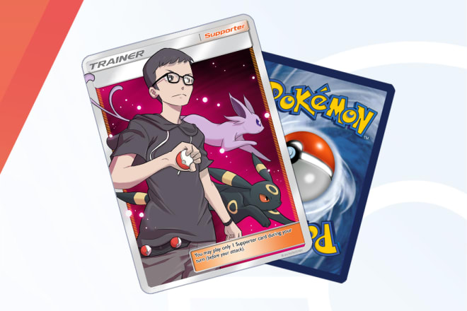 I will draw you as pokemon trainer card