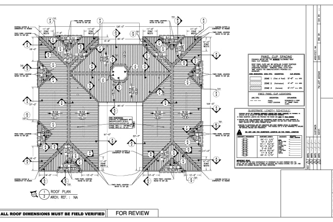 I will draw your roof plan and detailing