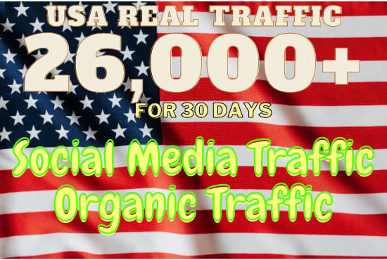 I will drive USA real traffic with a low bounce rate
