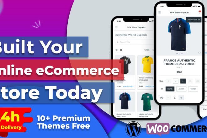 I will ecommerce website in wordpress woocommerce online store with SEO