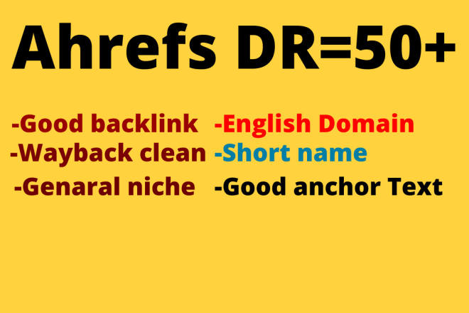 I will find high ahrefs DR expired domain niche related