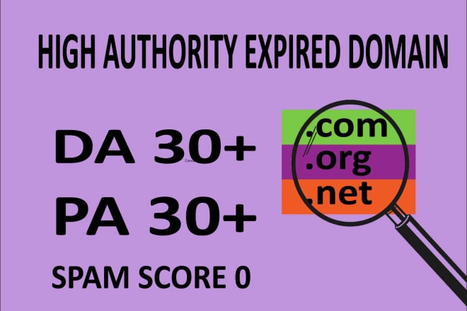 I will find relevant high authority expired domain
