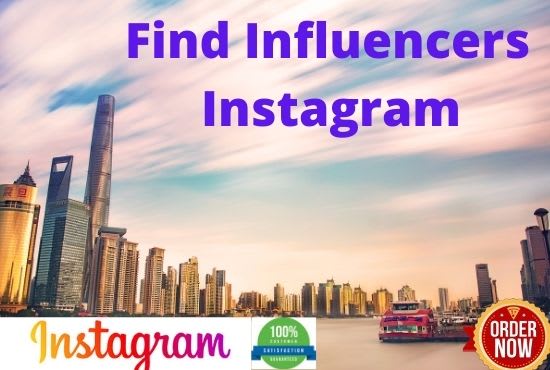 I will find the top instagram influencer