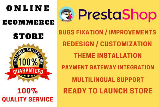 I will fix bugs or create professional prestashop online store