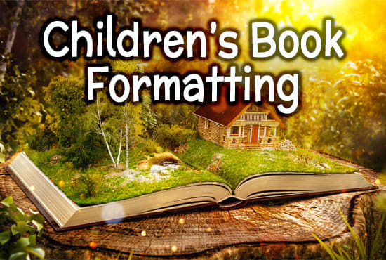 I will format childrens book for print on demand and ebooks