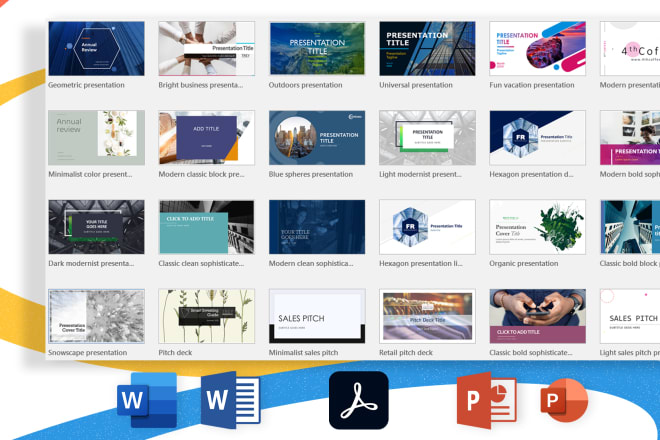I will format, design, and edit ms word, PPT, and acrobat, documents, PDF, and more