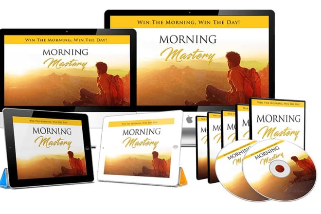 I will give morning mastery premium ebook videos pl resell rights