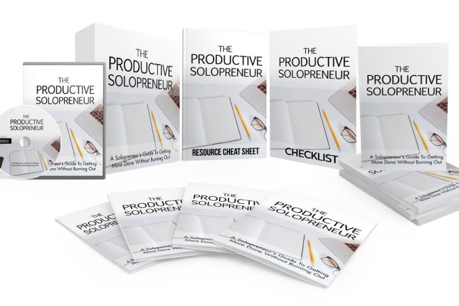I will give the productive solopreneur ebook video pl resell rights