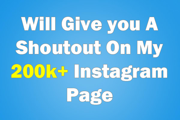 I will give you a shoutout on 550k of my 3 instagram dog pages