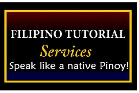 I will give you online filipino language lessons