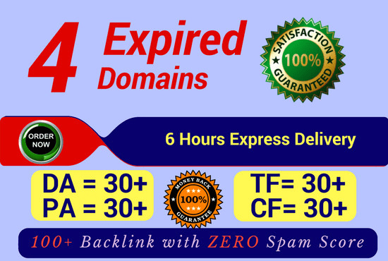 I will give you the best expired domain research