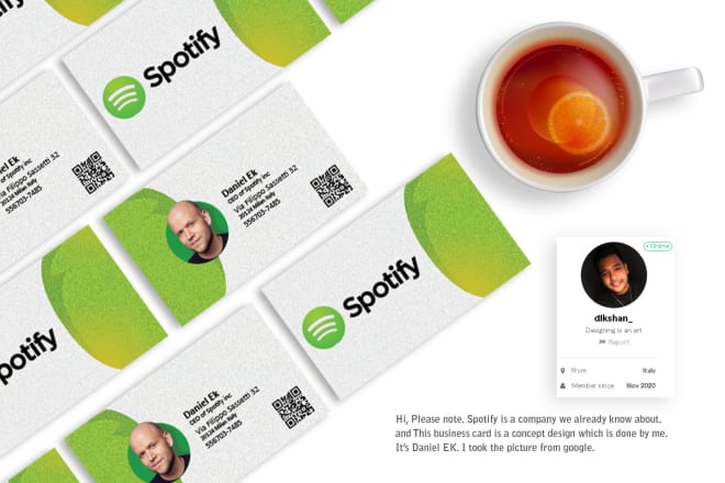 I will graphic design business cards