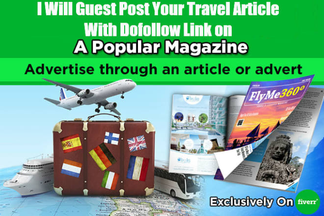 I will guest post on travel blog with dofollow link