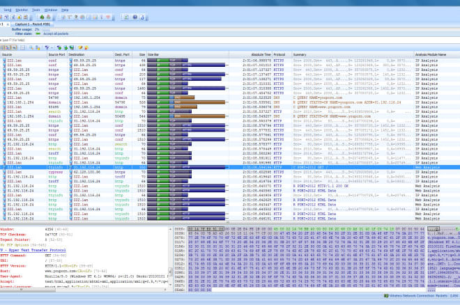 I will help on wireshark network analysis for wired wireless tech