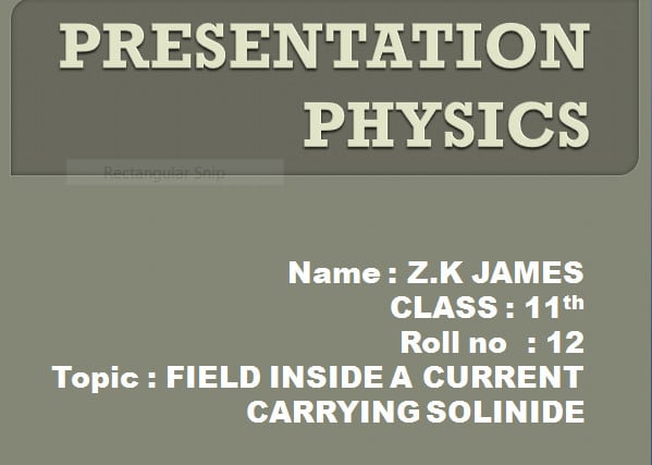I will help you in your online physics presentation