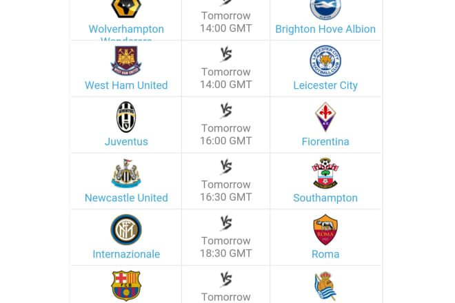 I will help you watch all football matches for free using android app