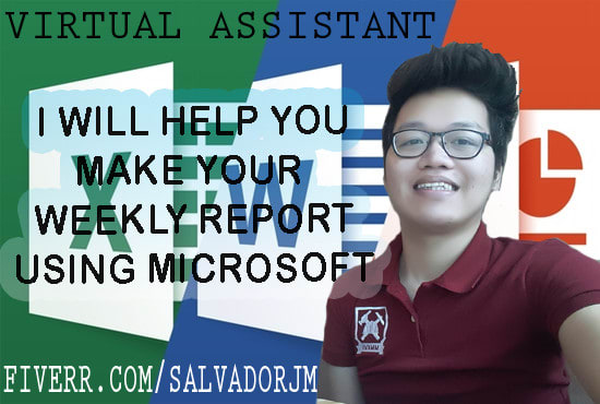 I will help you with your weekly report