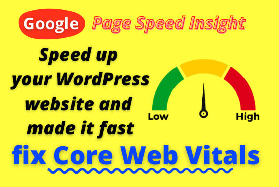 I will improve wordpress speed by optimizing core web vitals