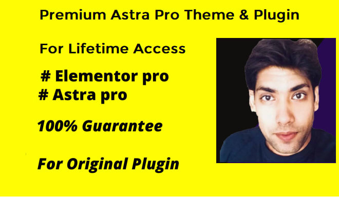 I will install elementor pro,astra pro theme