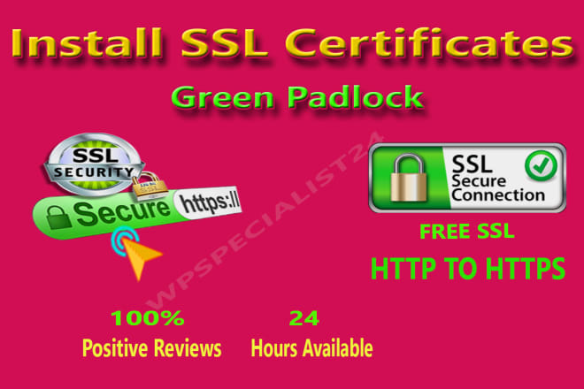 I will install, fix SSL certificate with the green padlock on wordpress