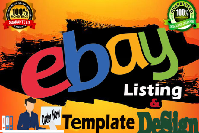 I will list your ebay product and design template
