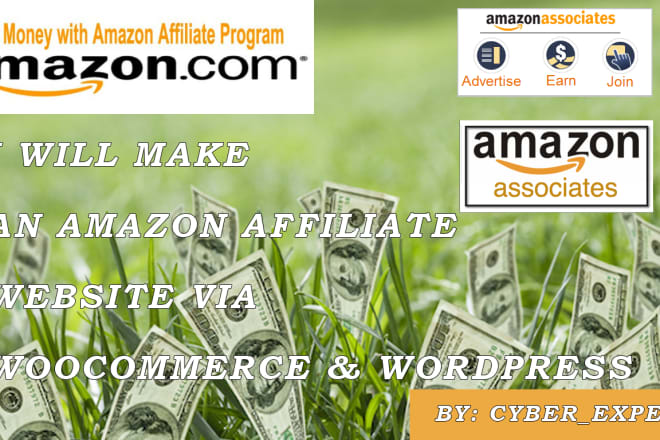 I will make an amazon affiliate website via woocommerce and wordpress