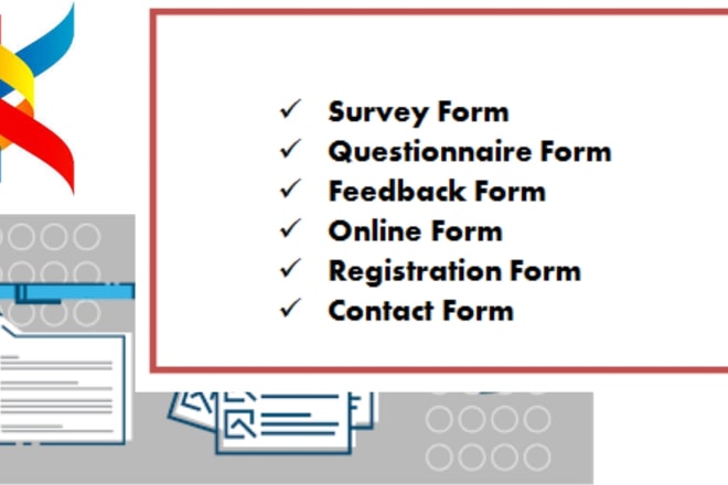 I will make any type of online form survey using google forms