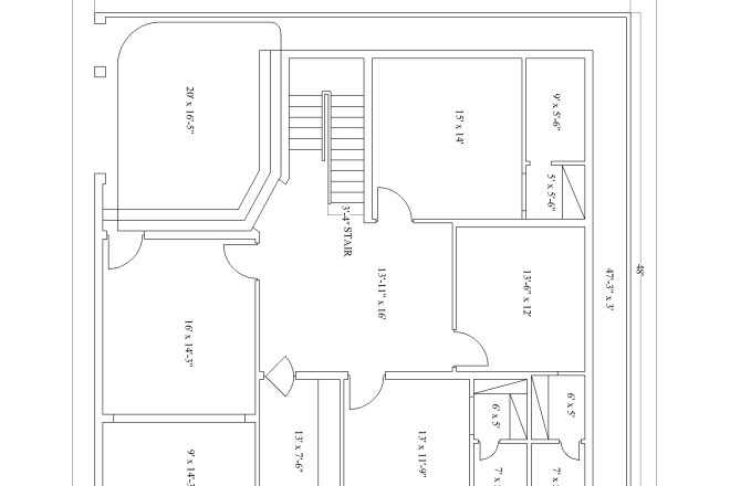 I will make architectural and civil engineering 2d drawings floor plan using autocad