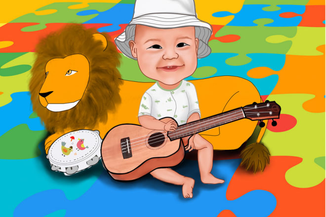 I will make caricatures of your baby