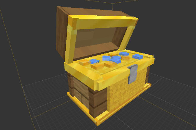 I will make minecraft 3d models for you