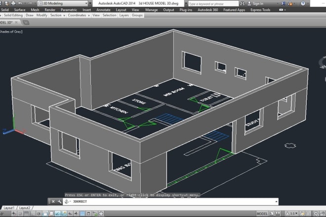 I will make most attractive 2d and 3d autocad architectural plans
