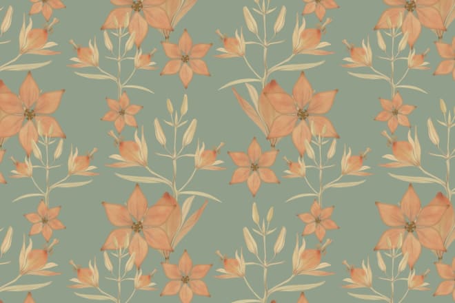 I will make seamless repeat textile pattern on photoshop
