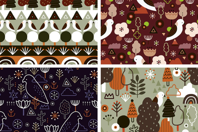 I will make unique pattern design textile pattern seamless pattern wallpaper design