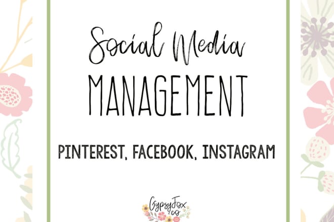 I will manage your social media