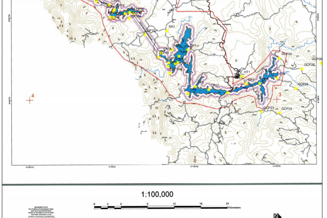 I will map 1000 coordinates points on cad, gis, google earth in few minutes