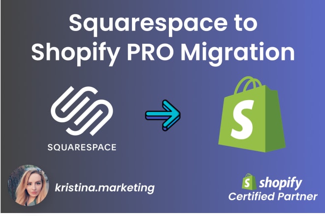 I will migrate your squarespace store to shopify