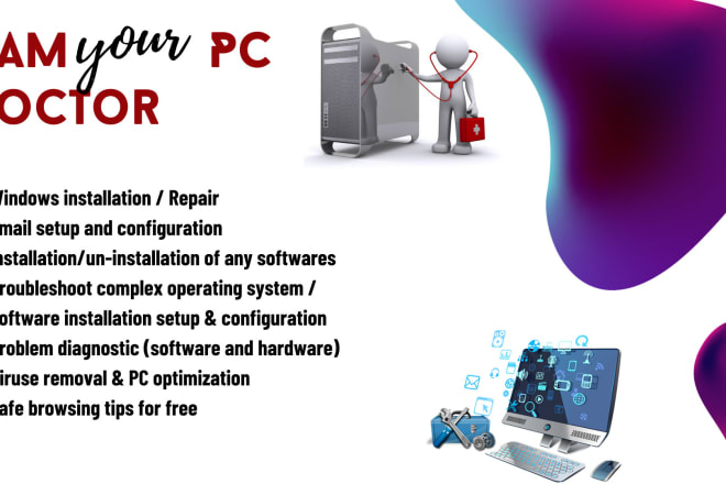 I will offer all support services for your windows PC