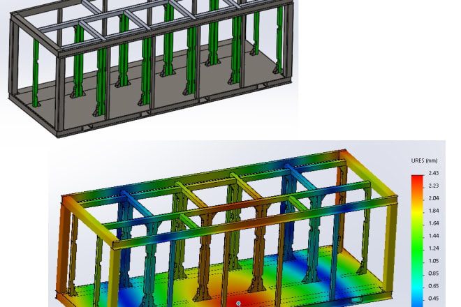 I will perform pro level structural simulations, static, dynamic, vibrational