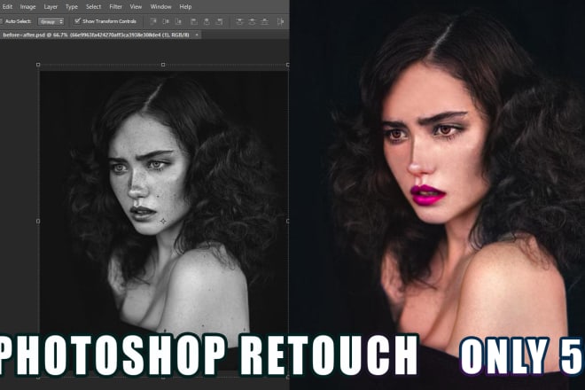 I will photoshop retouch recolor and resize all photos