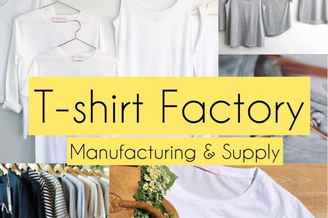 I will physically sew and print tshirts tops shirts and courier