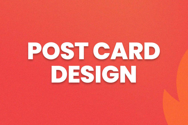 I will postcard design, direct mail eddm postcard