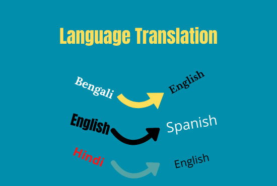 I will professionally bengali, english, spanish, hindi translator