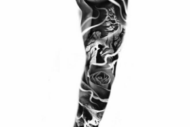 I will professionally make a custom sleeve tattoo design for you