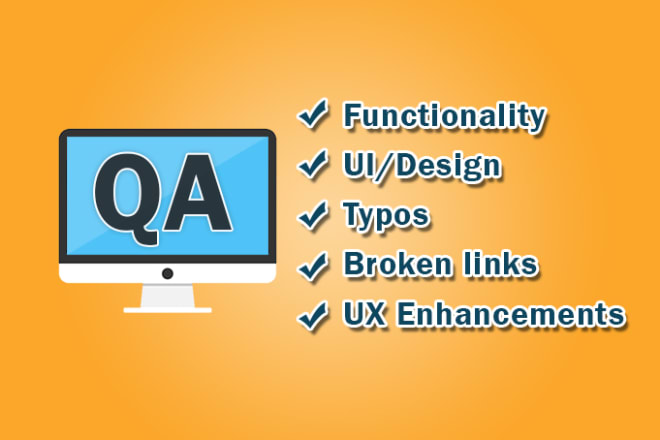 I will professionally QA your website for bugs and enhancements