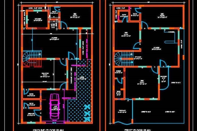 I will professionally teach you how to draw viral floor plan in autocad