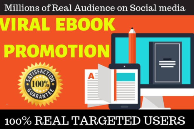 I will promote and advertise amazon kindle book, goodread and perfect ebook marketing