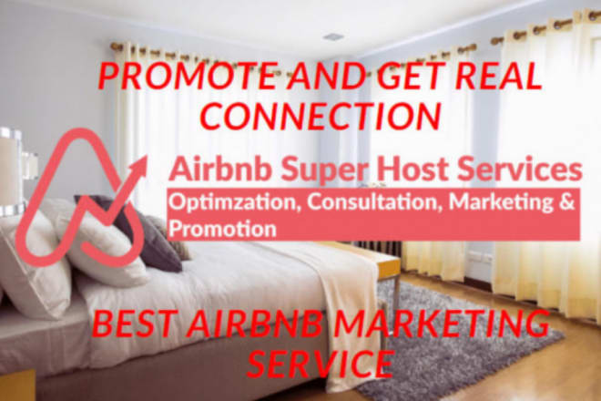 I will promote your airbnb marketing,airbnb promotion, airbnb listing