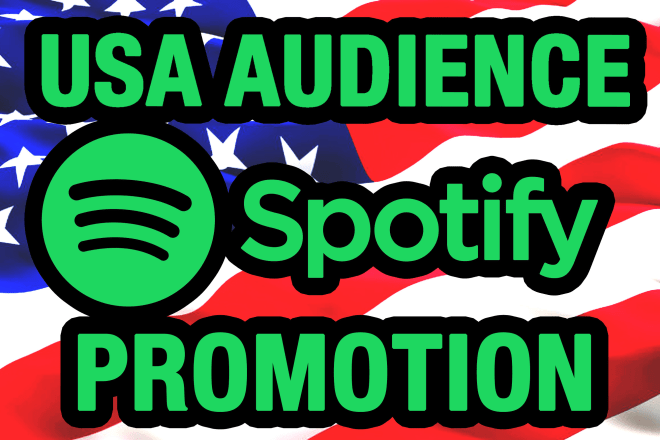 I will promote your spotify music to a USA audience