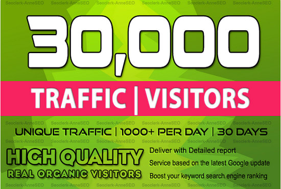 I will promote your website to real to get unlimited real visitors