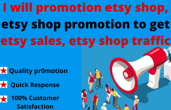 I will promotion etsy shop, etsy shop promotion to get etsy sales, etsy shop traffic